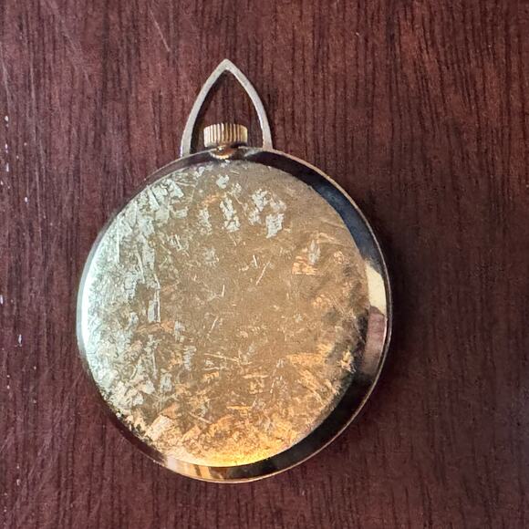 VTG Bradley Pendant Watch Gold Tone Mechanical Movement Swiss Made - Picture 15 of 16